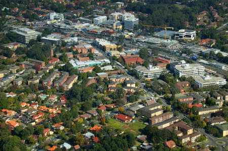 Aerial Image of EPPING SHOPS AND STATION.