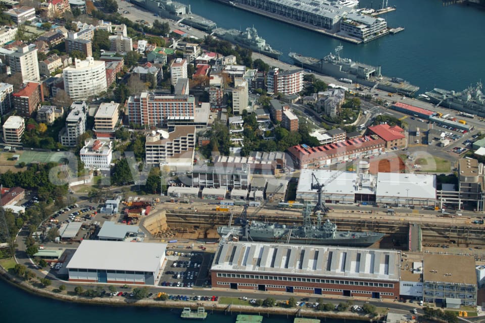 Aerial Image of Potts Point and Graving Dock