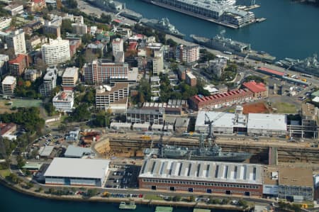 Aerial Image of POTTS POINT AND GRAVING DOCK