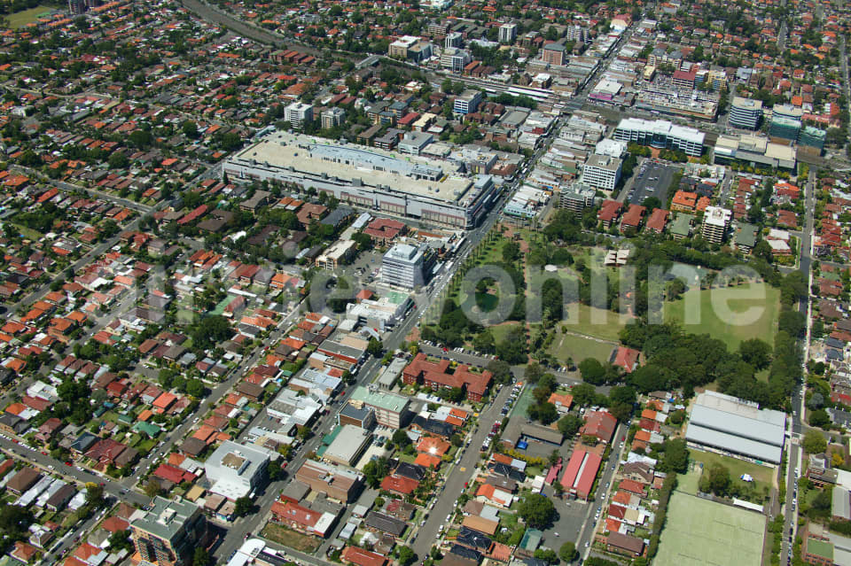 Aerial Image of Burwood Westfeild Shopping Town