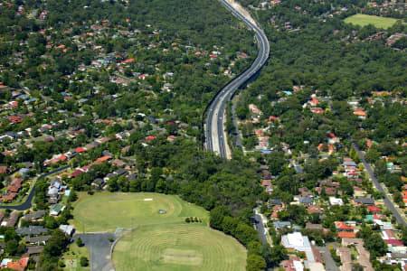 Aerial Image of EPPING OVAL LOOKING WEST