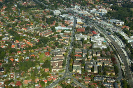 Aerial Image of EPPING TOWN CENTRE