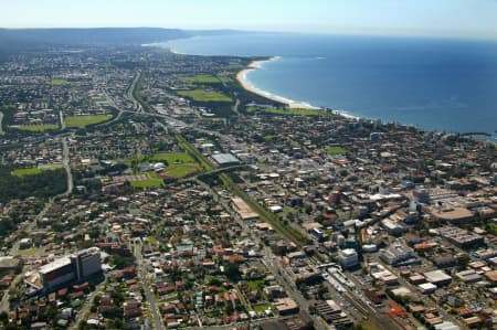Aerial Image of WOLLONGONG LOOKING NORTH