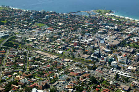 Aerial Image of WOLLONGONG TOWN CENTRE AND HARBOUR