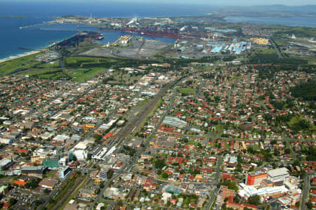 Aerial Image of WOLLONGONG TO PORT KEMBLA