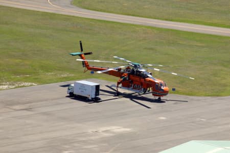 Aerial Image of FIRE-FIGHTING HELICOPTER