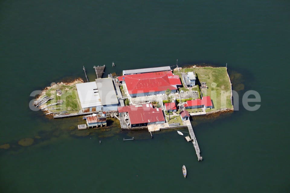 Aerial Image of Snapper Island, Sydney Harbour
