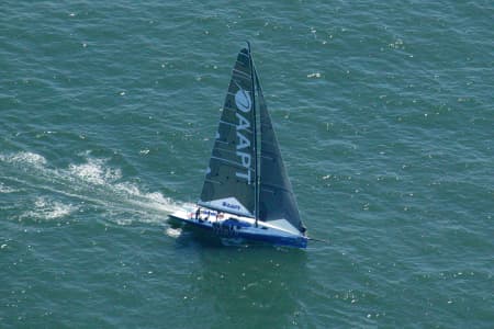 Aerial Image of AAPT RACING YACHT