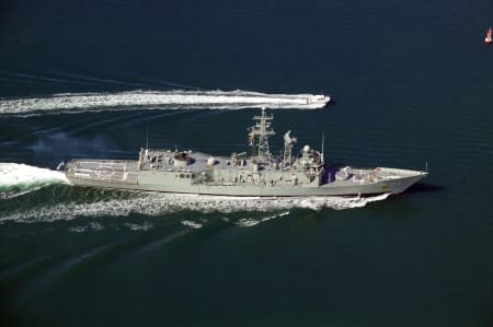 Aerial Image of HMAS DARWIN