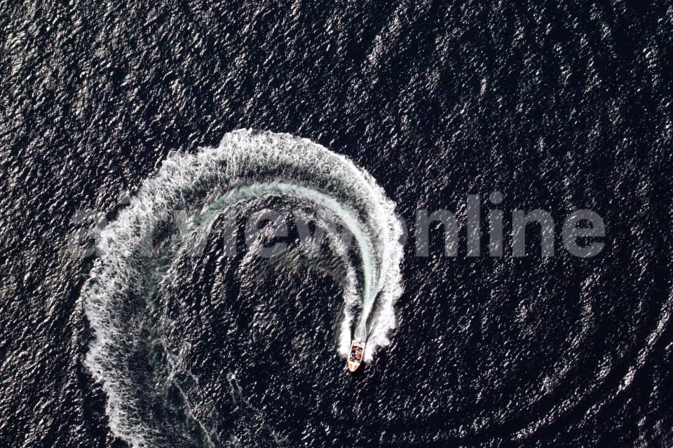 Aerial Image of Speed Boat