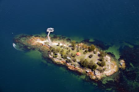 Aerial Image of SHARK ISLAND, SYDNEY HARBOUR