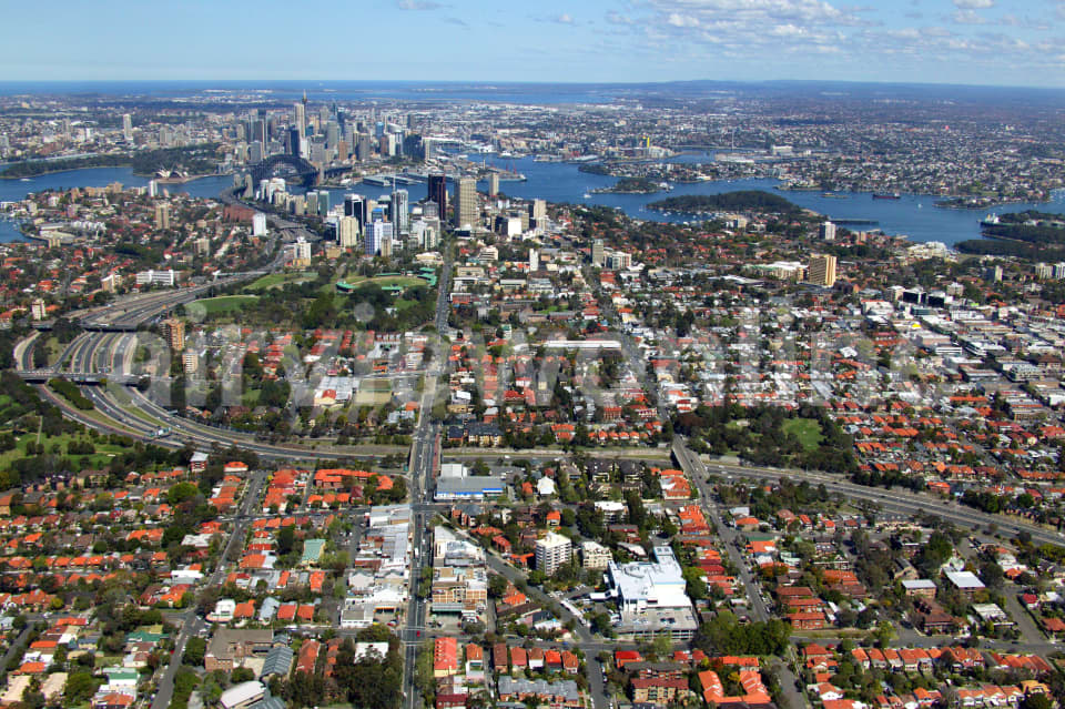 Aerial Image of Cammeray to Sydney CBD
