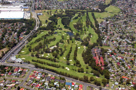 Aerial Image of CABRAMATTA GOLF COURSE