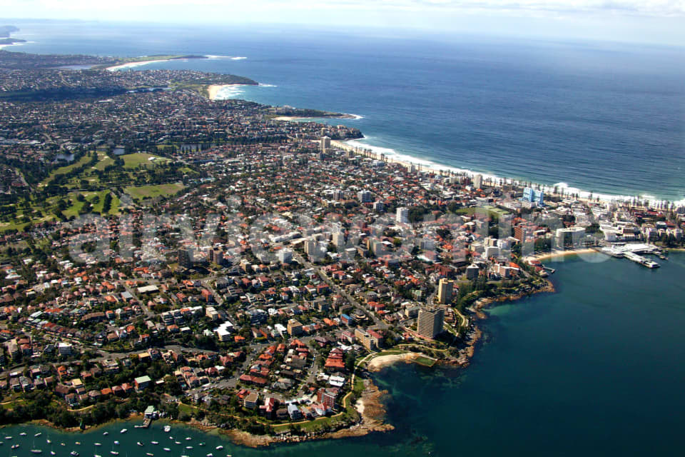 Aerial Image of Fairlight to Warriewood