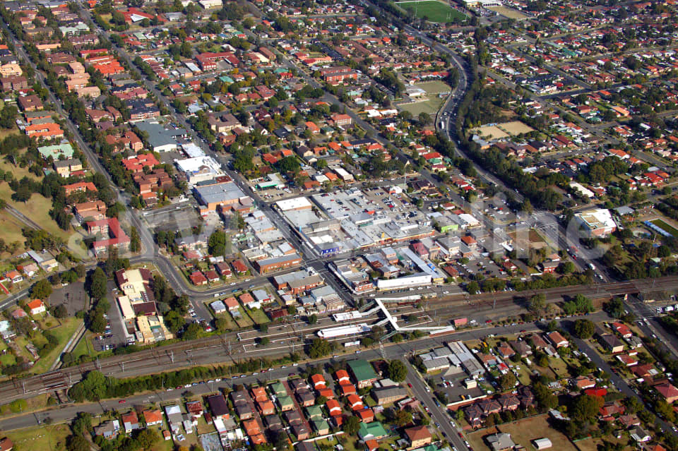 Aerial Image of Wentworthville Railway Station
