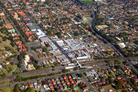 Aerial Image of WENTWORTHVILLE RAILWAY STATION