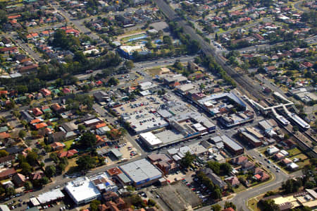 Aerial Image of WENTWORTHVILLE RAILWAY STATION