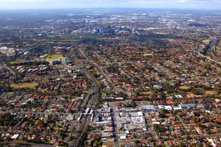 Aerial Image of WENTWORTHVILLE TO SYDNEY CBD