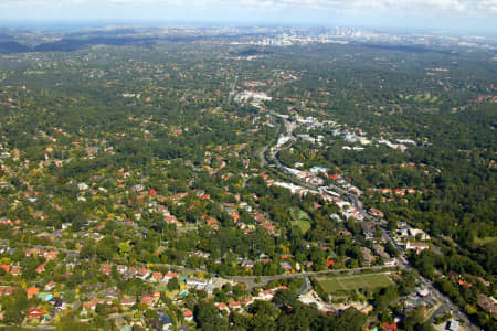 Aerial Image of TURRAMURRA LOOKING SOUTH EAST