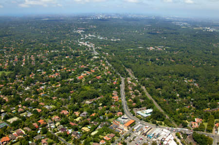 Aerial Image of TURRAMURRA TO SYDNEY CBD