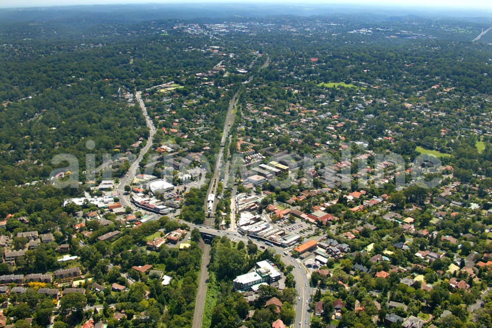 Aerial Image of Turrumurra looking north east