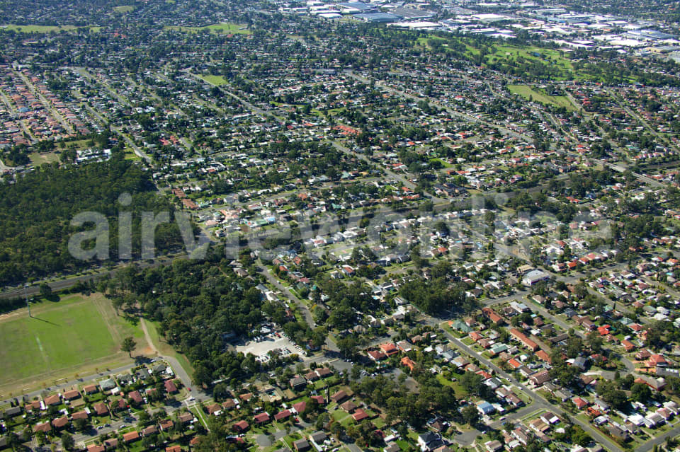 Aerial Image of Blacktown and Featherdale Wildlife Park