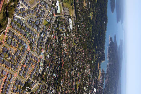 Aerial Image of WARRIEWOOD TO PITTWATER