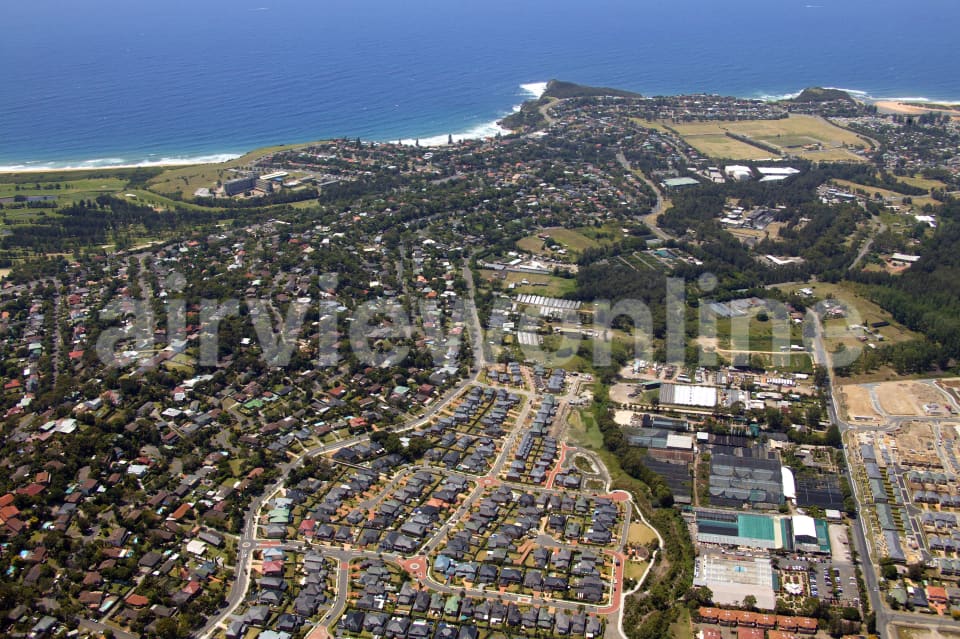 Aerial Image of Warriewood Valley to Turimetta Head