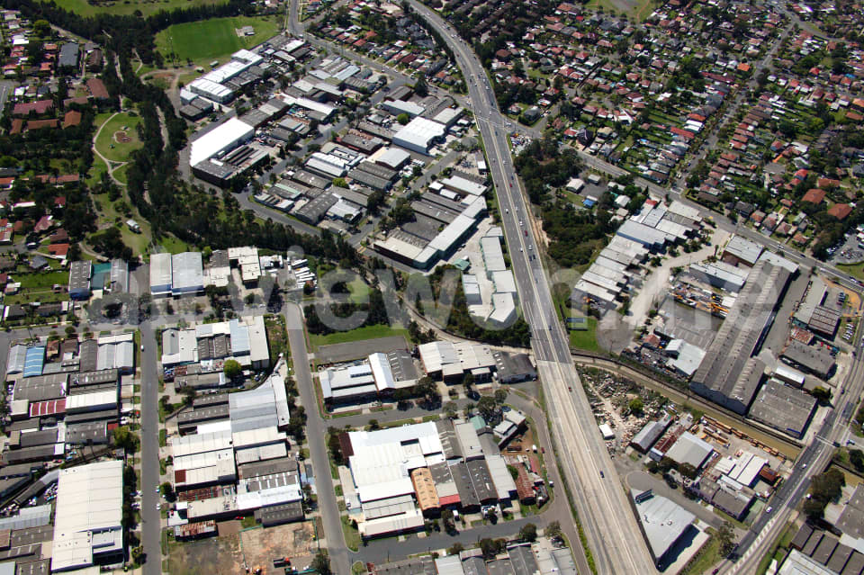 Aerial Image of Bankstown and Salt Pan Creek