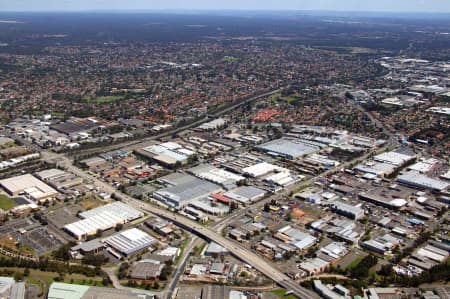 Aerial Image of BANKSTOWN LOOKING SOUTH WEST