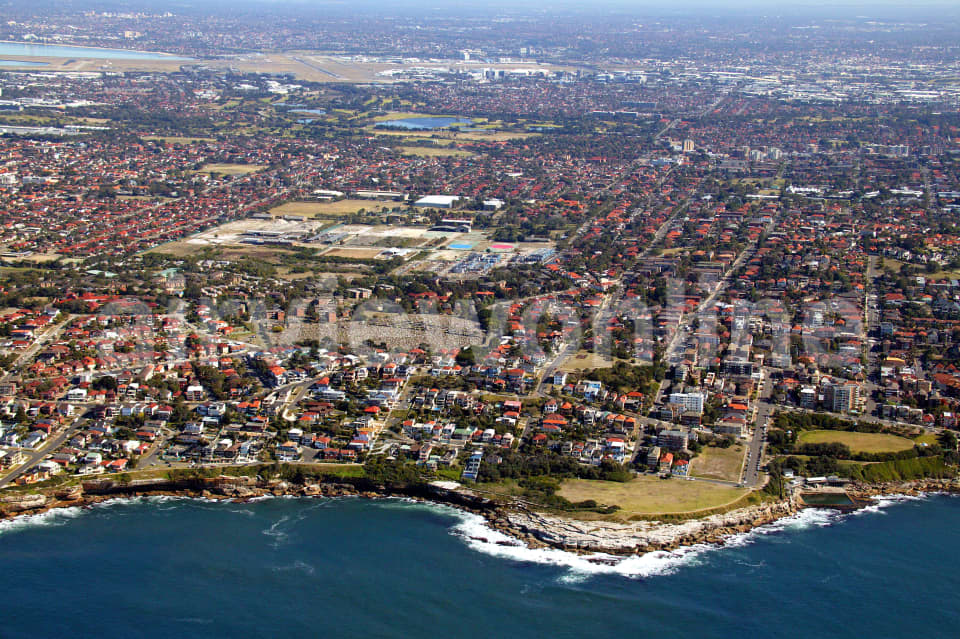 Aerial Image of South Coogee to Sydney Airport