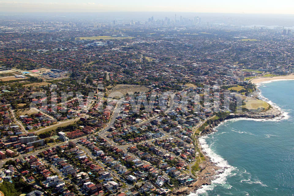 Aerial Image of South Coogee to Sydney CBD