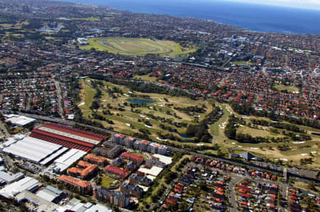 Aerial Image of AUSTRALIAN GOLF COURSE AND RANDWICK RACECOURSE