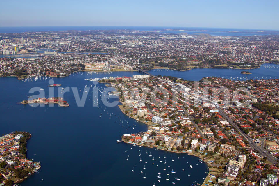 Aerial Image of Drummoyne to Botany Bay