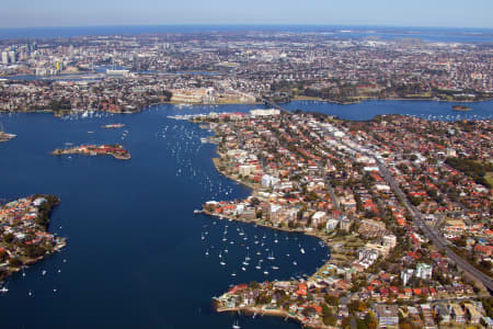 Aerial Image of DRUMMOYNE LOOKING SOUTH EAST