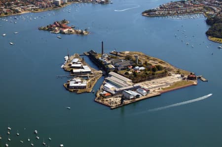 Aerial Image of COCKATOO ISLAND AND SPECTACLE ISLAND