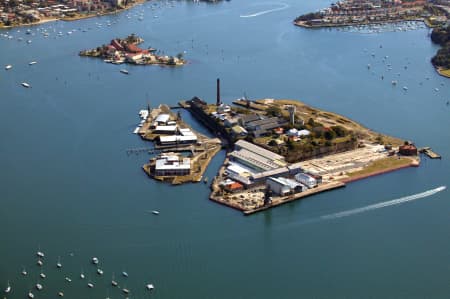 Aerial Image of COCKATOO ISLAND AND SPECTACLE ISLAND