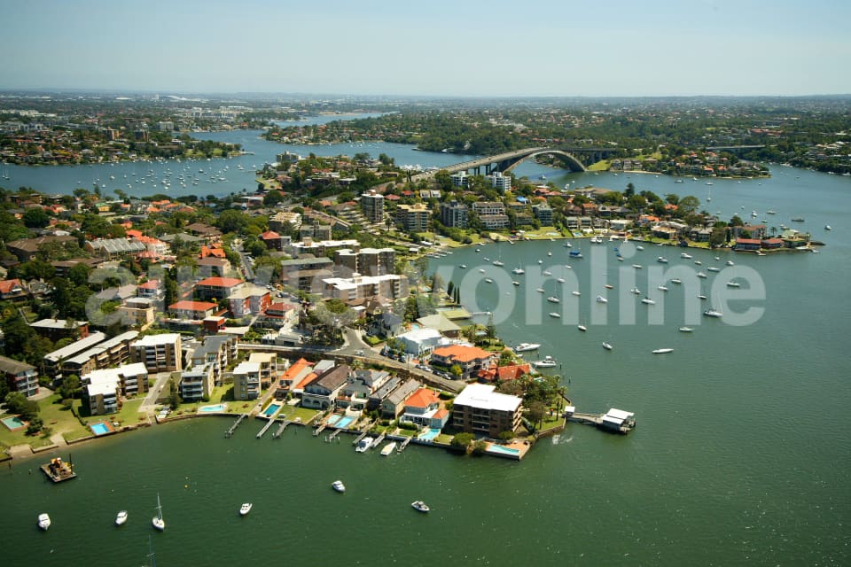 Aerial Image of Drummoyne Wharf and Parramatta River