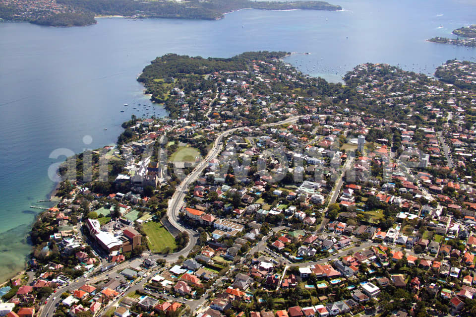 Aerial Image of Rose Bay to Middle Head
