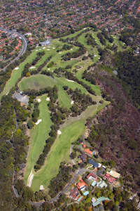 Aerial Image of ROSEVILLE GOLF COURSE