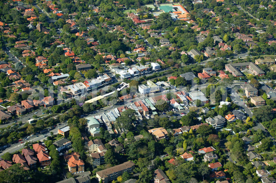 Aerial Image of Roseville Railway Station