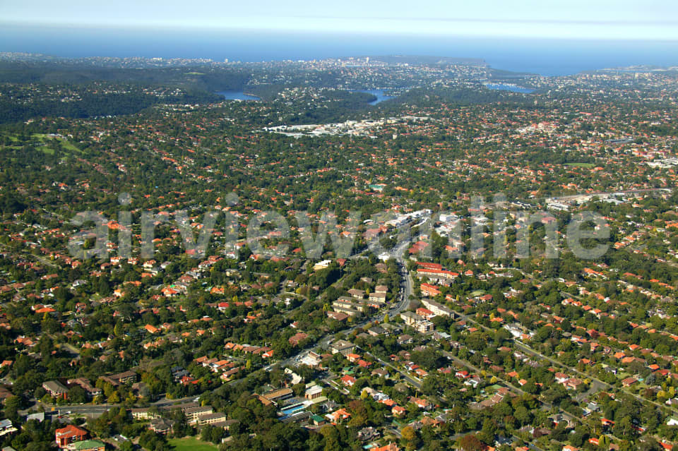 Aerial Image of Roseville to Middle Harbour