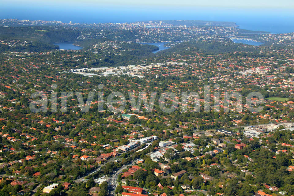 Aerial Image of Roseville to Middle Harbour