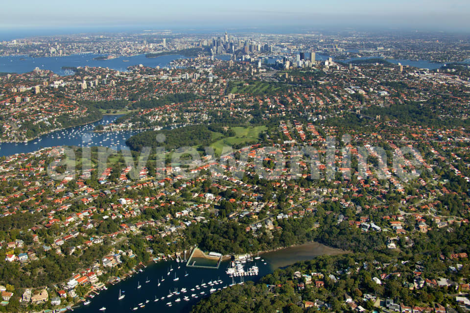 Aerial Image of Northbridge to the Eastern Suburbs