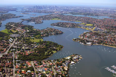 Aerial Image of GLADESVILLE TO SYDNEY CBD