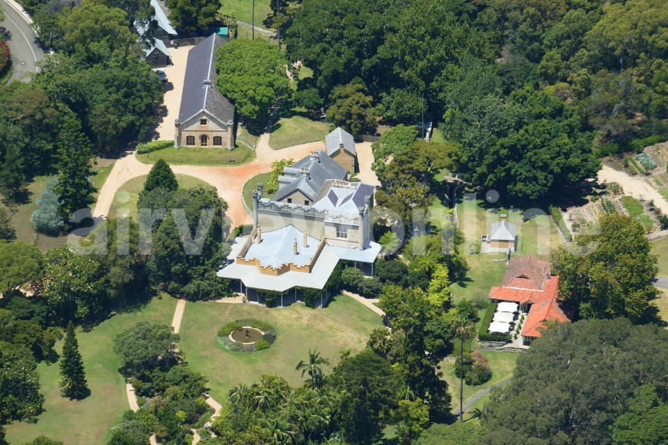 Aerial Image of Vaucluse House