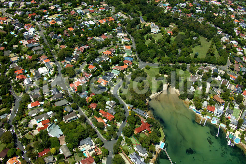 Aerial Image of Vaucluse House and Vaucluse Bay