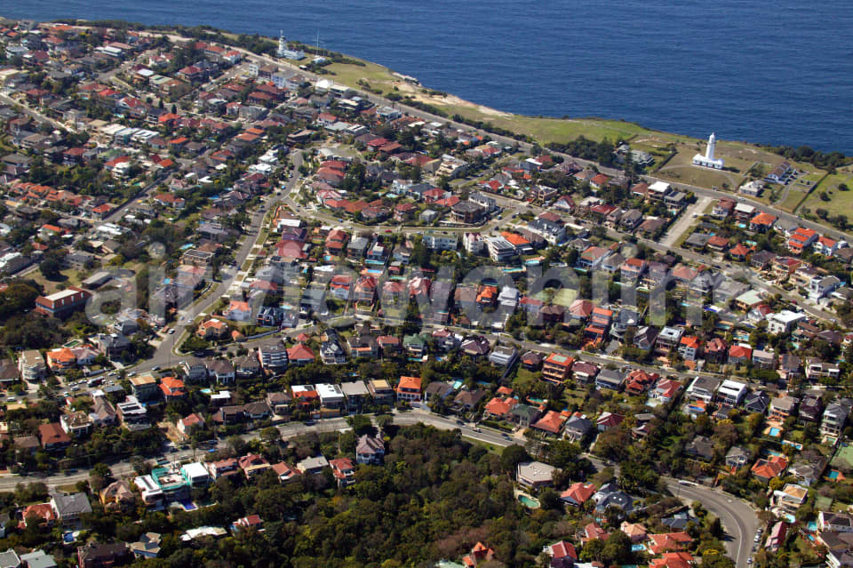 Aerial Image of Vaucluse to Macquarie Lighthouse