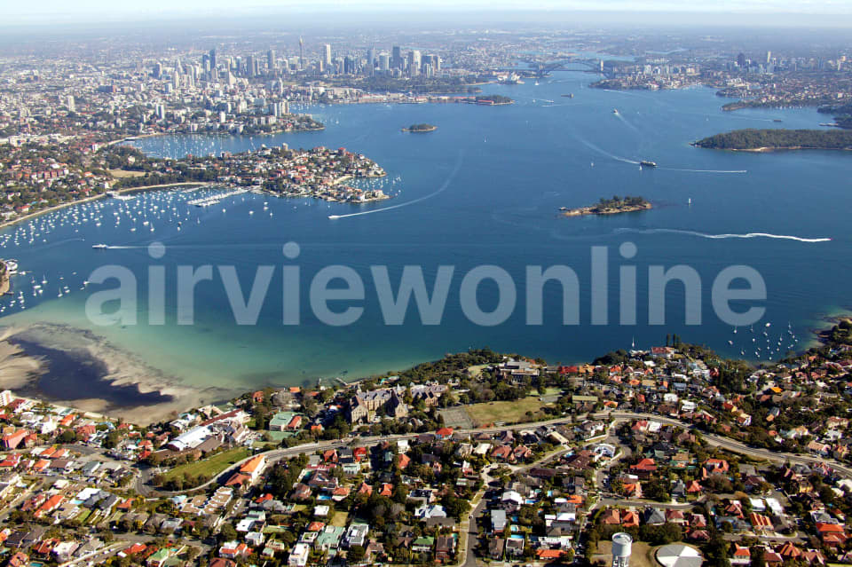 Aerial Image of Vaucluse looking west