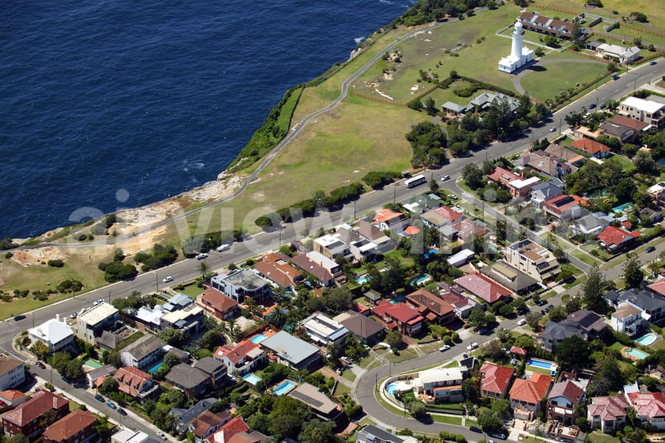 Aerial Image of Vaucluse at Macquarie Lighthouse